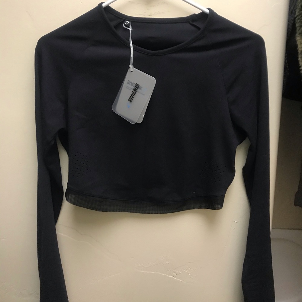 Whitney Simmons Black Crop Top